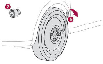 DS 3. Fitting a wheel