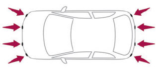 DS 3. Parking sensors