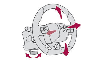 DS 3. Steering wheel adjustment